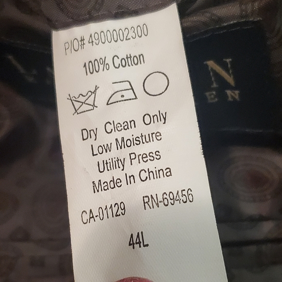 Lauren Ralph Lauren Mens 44L Brown Corduroy Elbow Patch Sport Coat Blazer - Picture 4 of 7